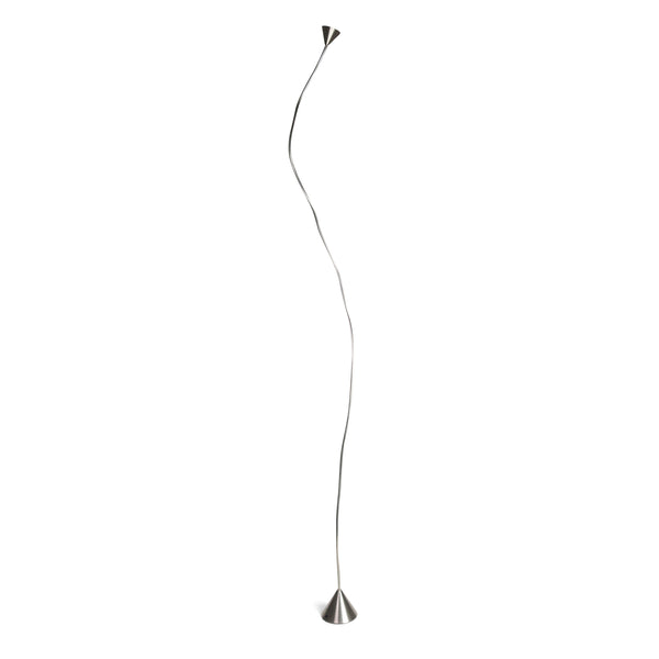 Large Nickel Papiro Floor Lamp by Sergio Calatroni For Pallucco Italia