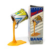 Vintage Yellow Pop Art APC Pouring Paint Can Bank