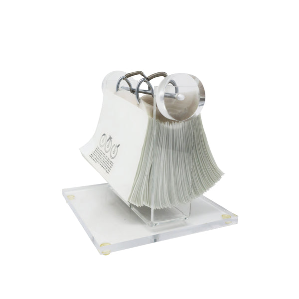 Vintage Mid-Century Modern Lucite Rolodex