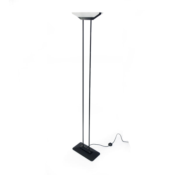 1980s Tensor Black Metal Floor Lamp