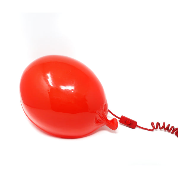 Vintage 1980s Red Balloon Wall Lamp