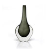 Tall Smoked Glass Vase by Nils Landberg for Orrefors