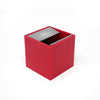 Red Cubo Ashtray by Bruno Munari for Danese Milano