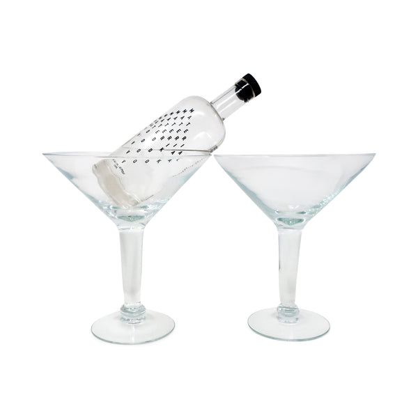 Pair of Giant Martini Glasses