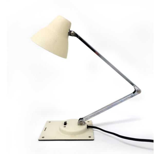 Vintage White Tensor Folding Desk Lamp