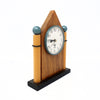 1990 Handmade Wood Mantle Clock by Kasnak Designs