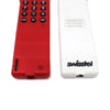 1980s White Swisstel Postmodern Bendable Telephone