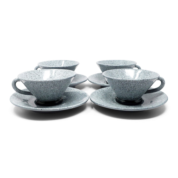 1980s Postmodern Cups, Saucers and Pitcher Set by Baldelli