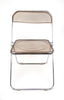 Plia Lucite and Chrome Folding Chair by Giancarlo Piretti for Castelli
