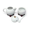 Dripper Ceramic Creamer and Sugar Pot by Michael Graves for Swid Powell
