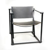 Black Leather FM62 Cube Chair by Radboud Van Beekum for Pastoe