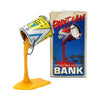 Vintage Yellow Pop Art APC Pouring Paint Can Bank
