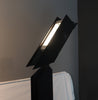 1980s Angular Black Floor Lamps for Pollux Skipper