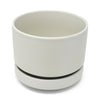 1960s White Modernist Planter by Richard Lindh for Arabia Finland