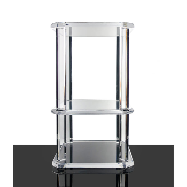 Vintage Lucite Side Table and Shelf