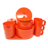 Orange Massimo Vignelli for Heller Dinnerware - Set of 31 Pieces
