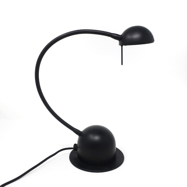 1980s Black Veneta Lumi Desk Lamp