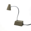 Vintage Gray and Chrome Tensor Gooseneck Desk Lamp