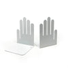 Set of Four Metal Hand Bookends by Spectrum Designs