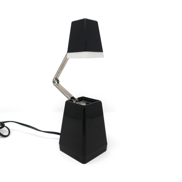 Vintage Black Pyramid Folding Task Lamp