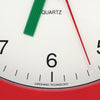 1980s Red, White and Green Wall Clock by Junghans