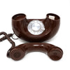 Vintage Brown Sculptura Donut Telephone