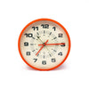 Vintage Orange Wall Clock by Howard Miller
