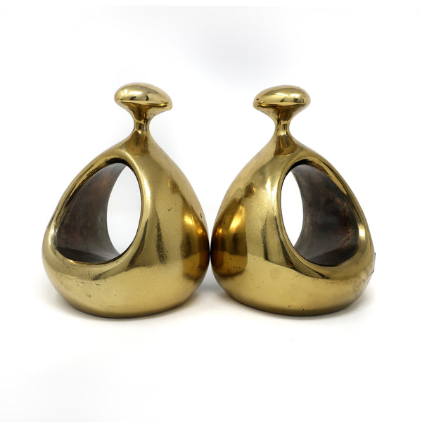 Pair of Ben Seibel Brass Bookends