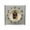 1970s Smoked Lucite Visionette Clock by Seth Thomas