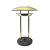 1980s Flying Saucer Table Lamp with Marble Base