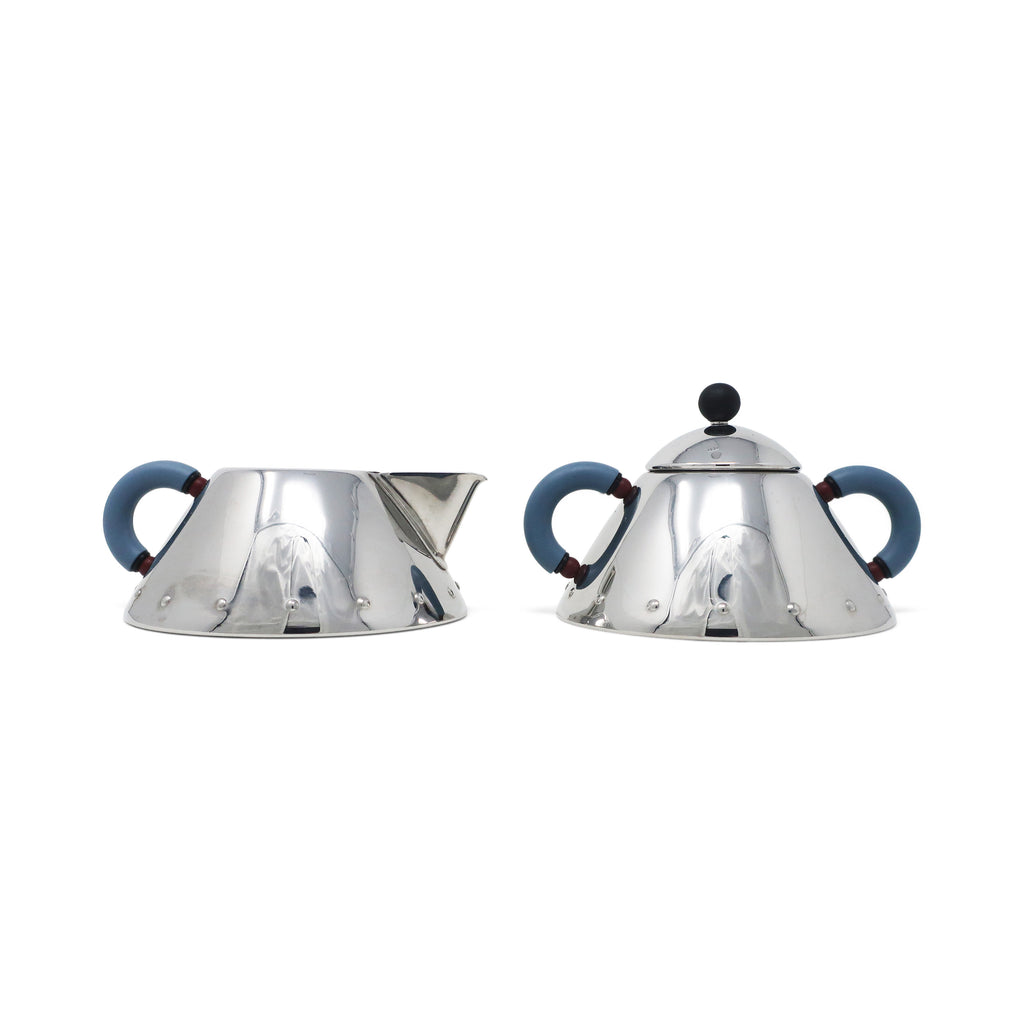 Stainless Creamer and Sugar Michael Graves for Alessi Italy