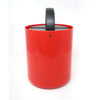 Vintage Red and Black Plastic Ice Bucket by Bodum