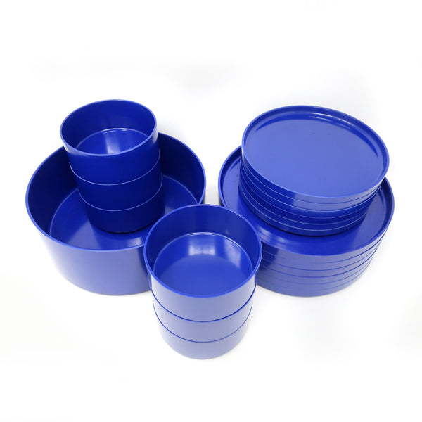 Blue Massimo Vignelli for Heller Dinnerware