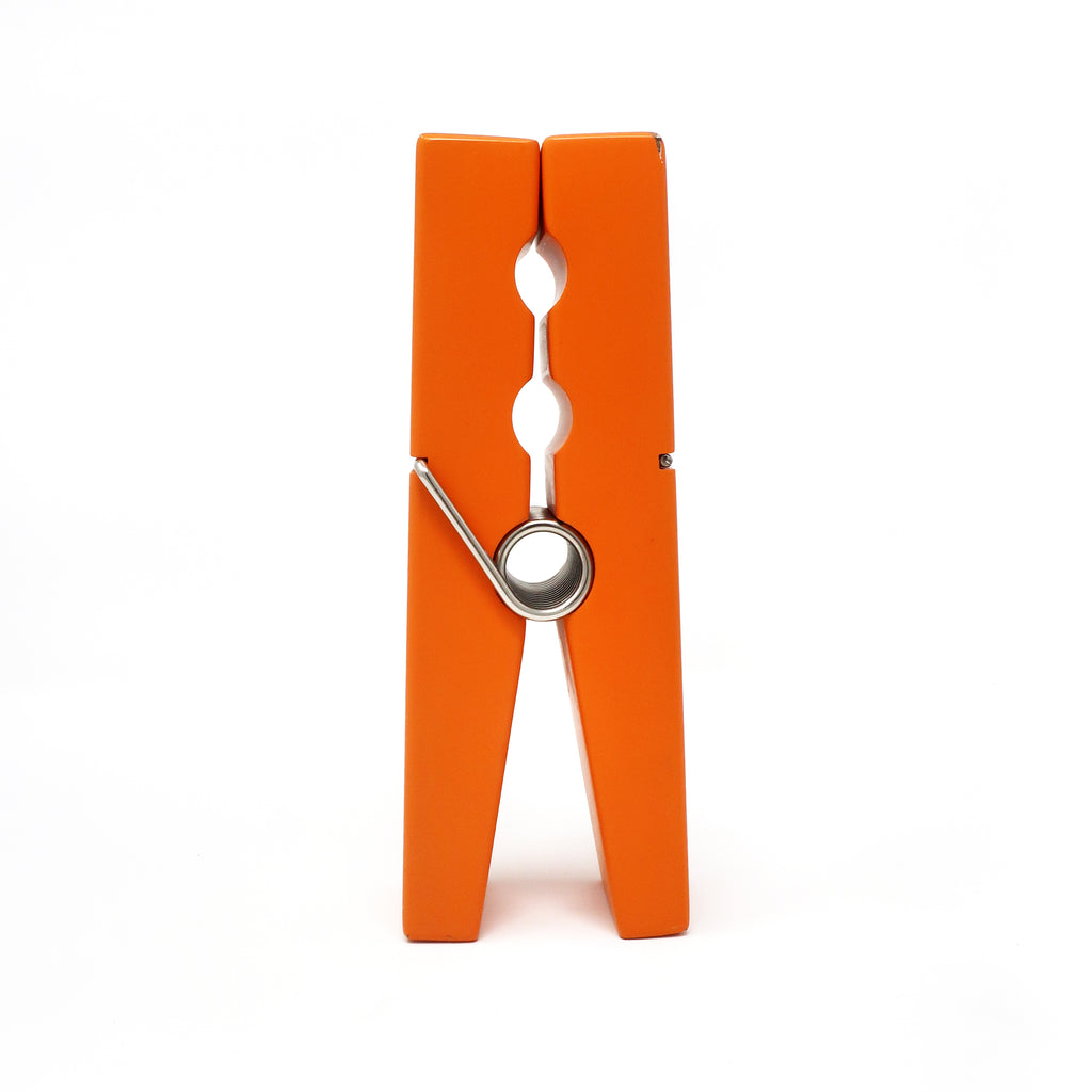 Vintage Orange Clothes Pin Paperweight