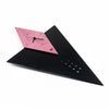 1980s Pink and Black Pendulum Wall Clock by Costantini l’Oggetto