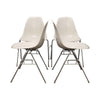 White Eames Stacking Chairs for Herman Miller - Set of Four