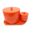 Set of Orange Massimo Vignelli for Heller Dinnerware