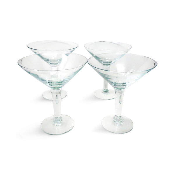 Set of Four Giant Martini Glasses