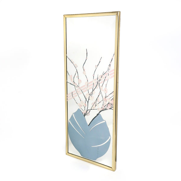 1980s Vintage Painted Mirror