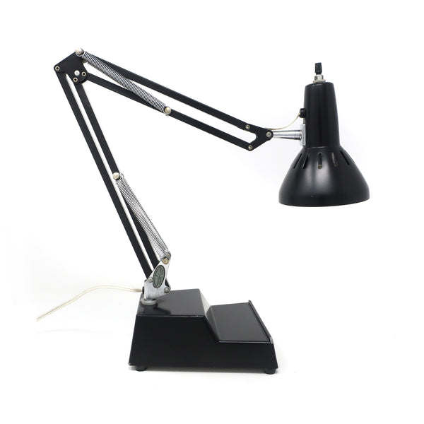 Scandinavian Modern Black Articulating Desk Lamp by Ledu