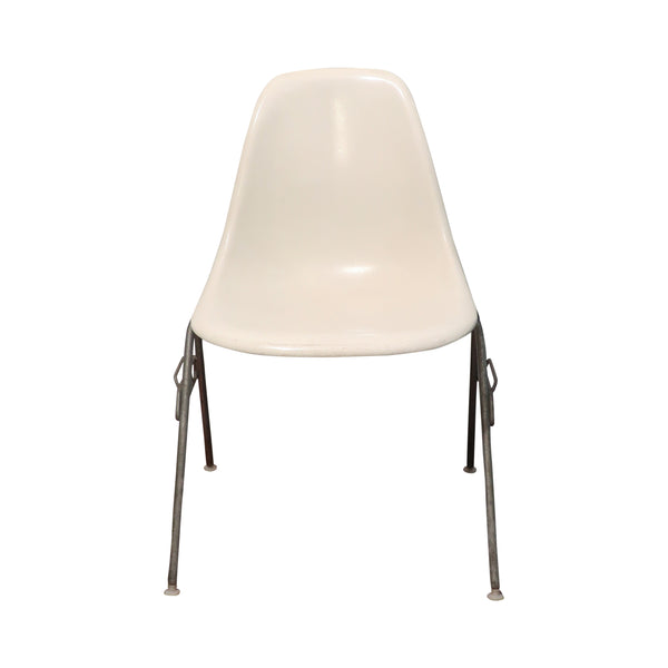 White Eames Stacking Chair for Herman Miller