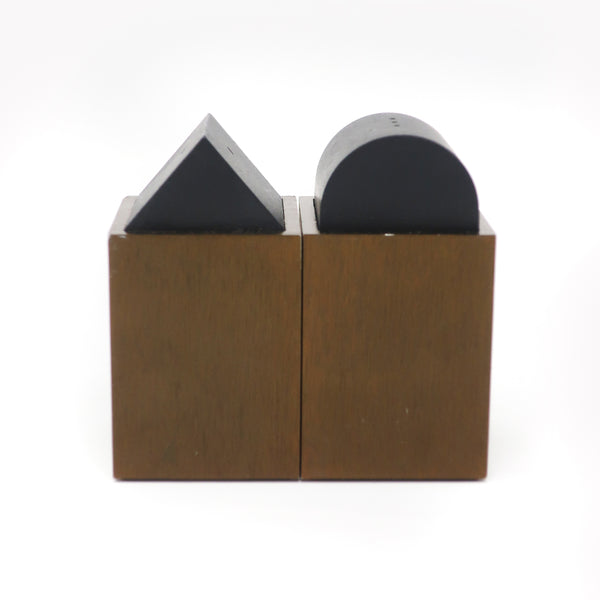 Post Modern Black and Brown Salt & Pepper by David Tisdale for Elika