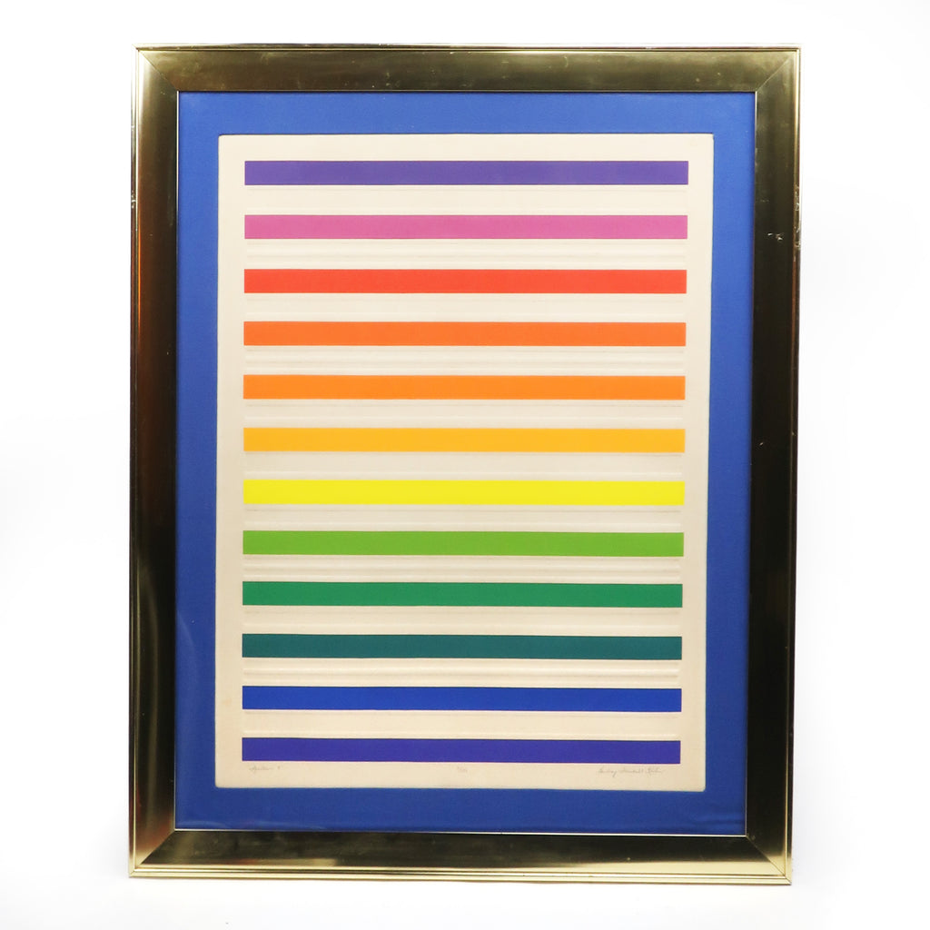“Spectrum 9” Embossed Serigraph by Audrey Grendahl Kuhn