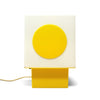 Vintage Yellow and White Acrylic Table Lamp