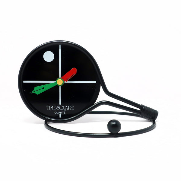 1980s Tennis Racket Table Clock by Time Square