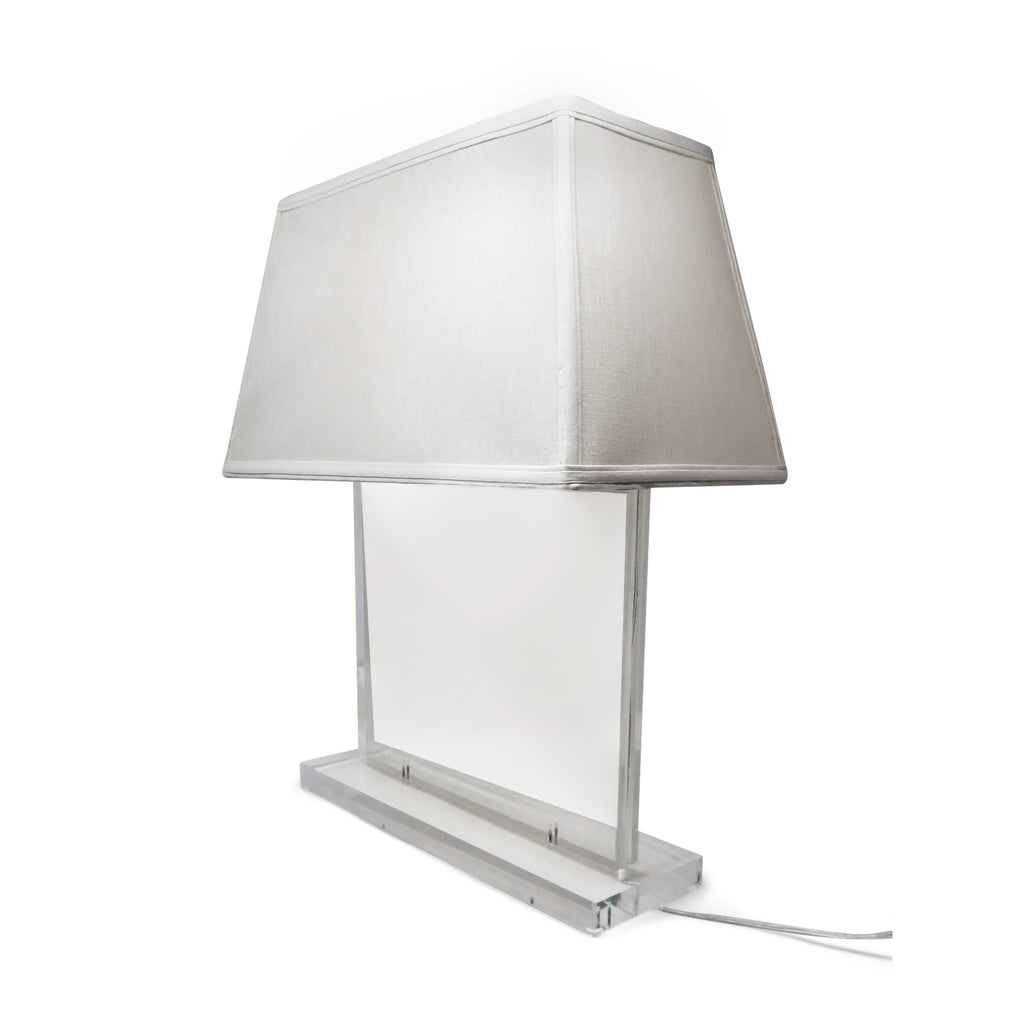 Italian Modern Slim Lucite Table Lamp by Primo