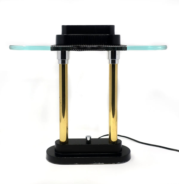 Pair of Robert Sonneman for George Kovacs Table Lamps, 1987