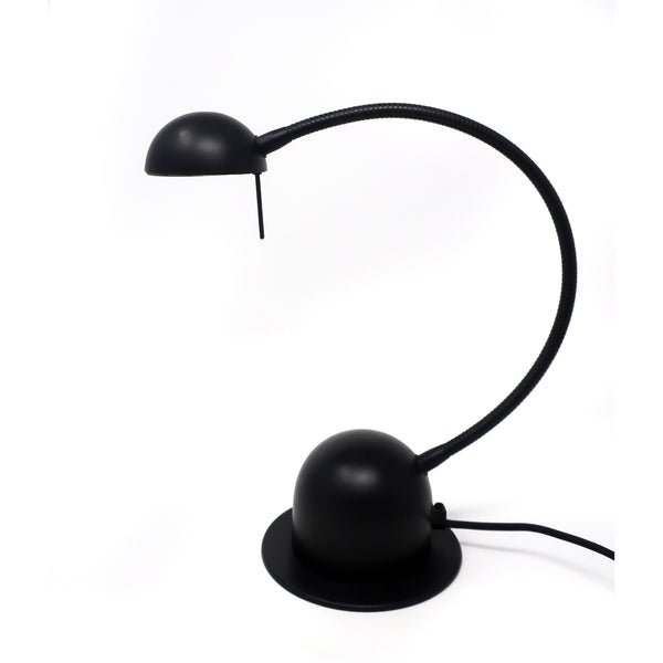 1980s Black Veneta Lumi Desk Lamp