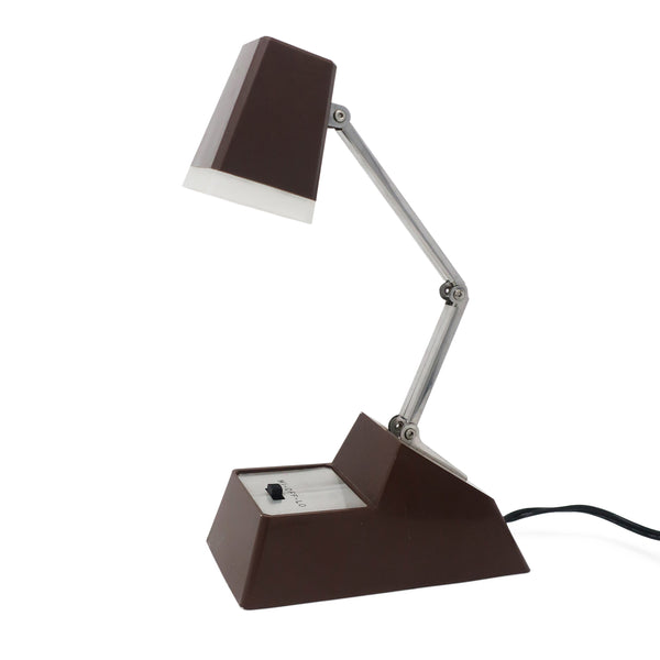 Vintage Brown Folding Desk Lamp