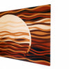 1970s Vintage Silk Screened Sunset Textile